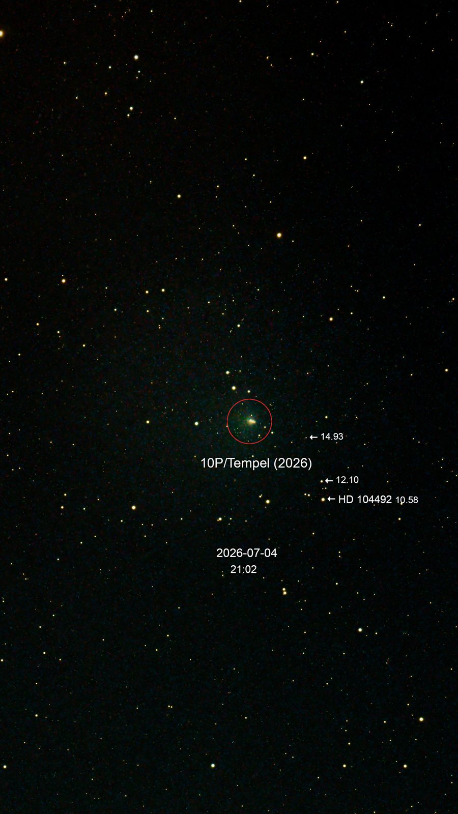 10P/Tempel (2026)