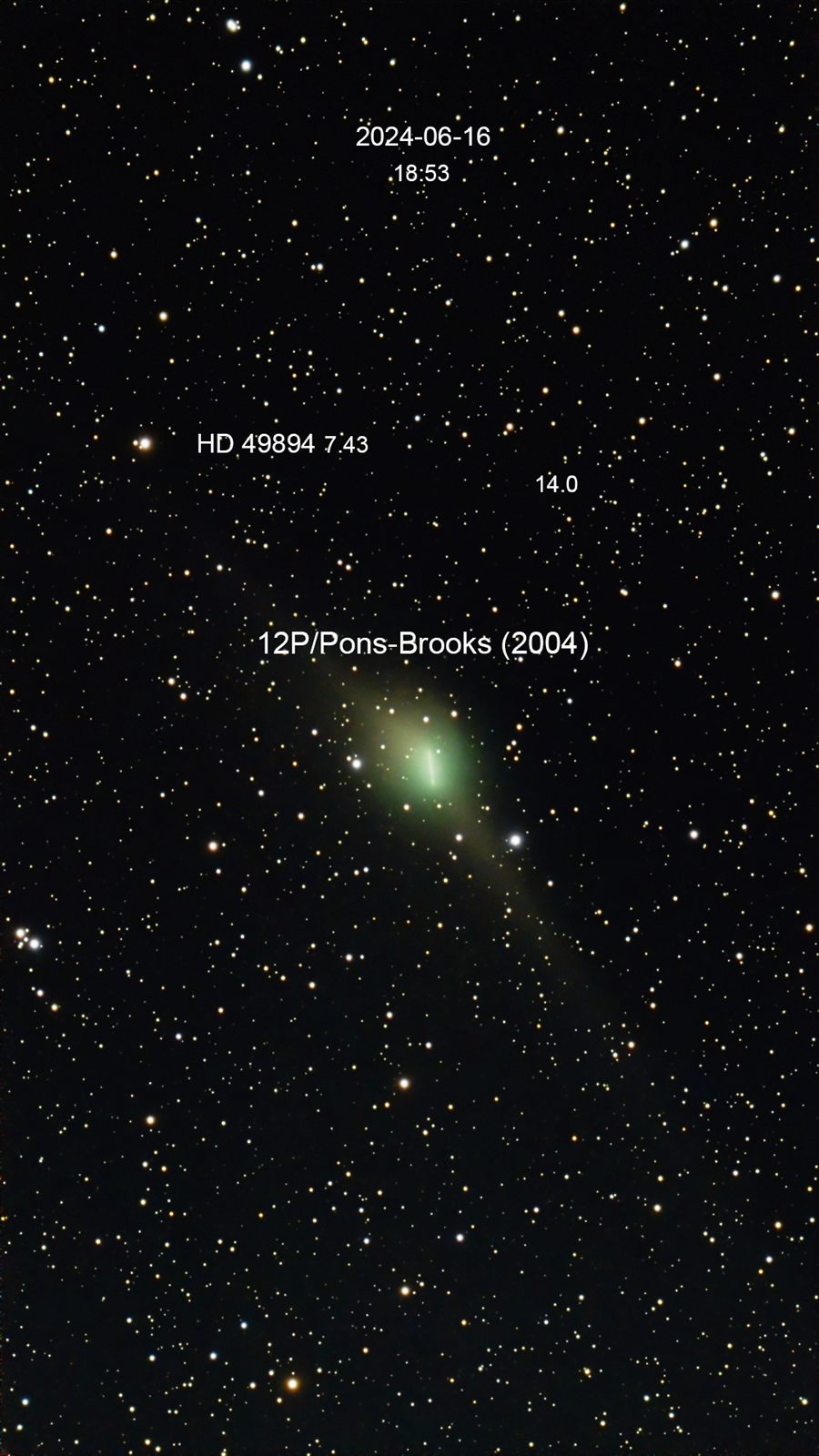 Comet 12P/Pons-Brooks (2024)