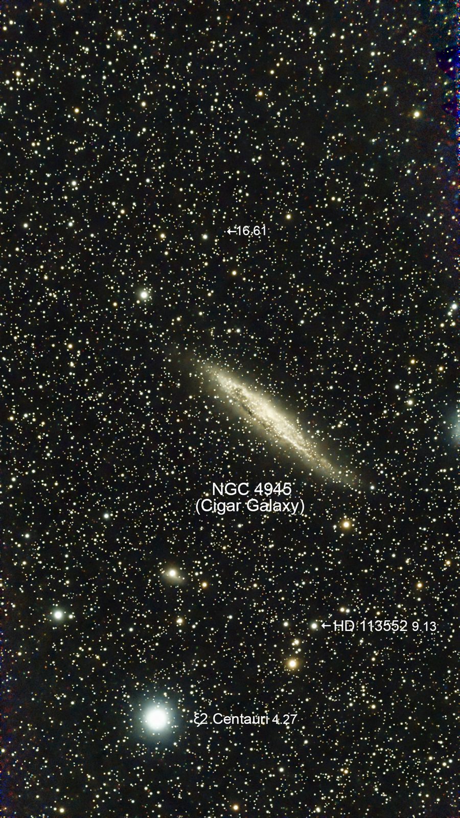 NGC 4945 Cigar Galaxy