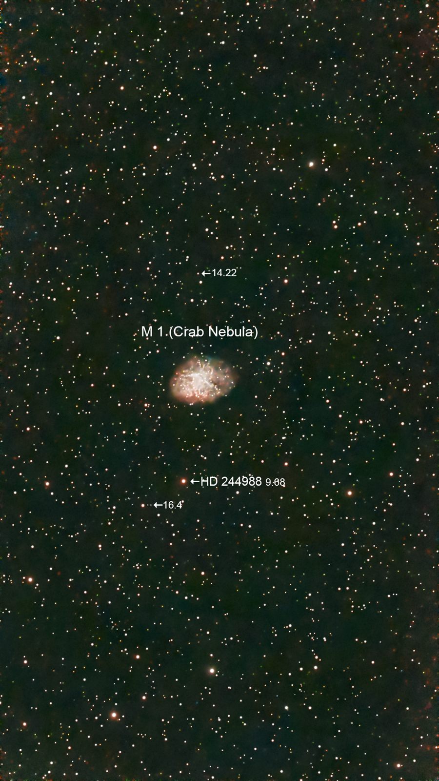 M 1 Crab Nebula