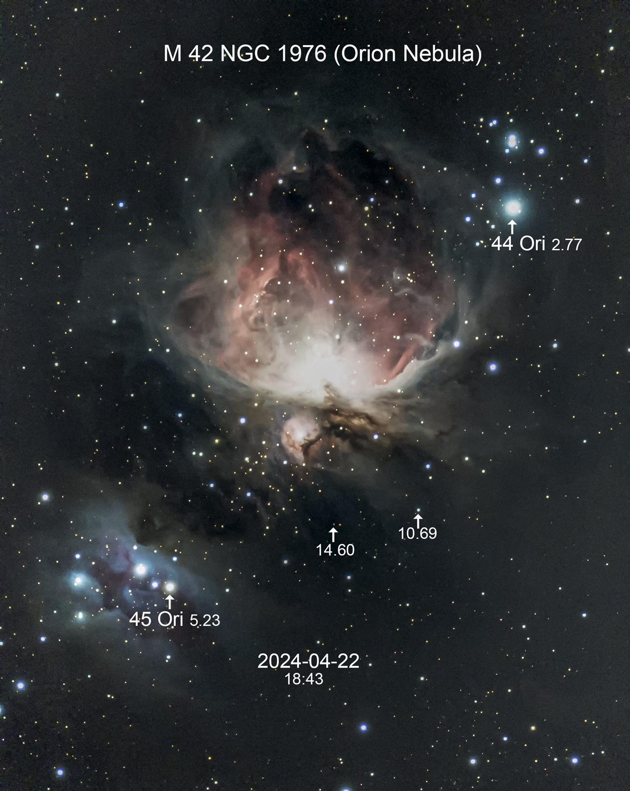 M 42 Orion Nebula