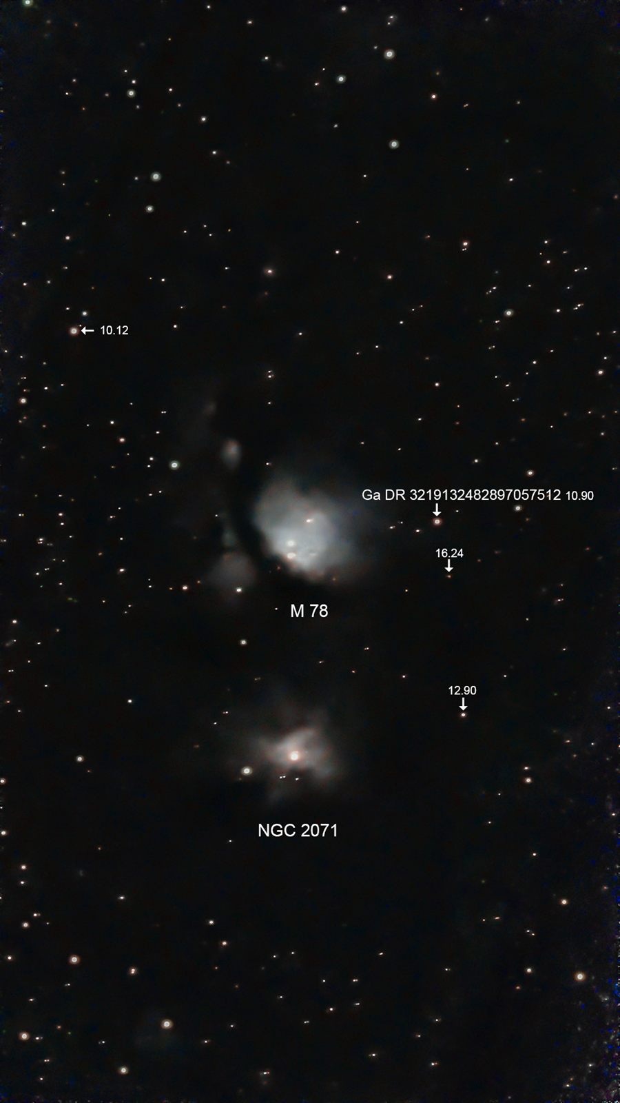 M 78 NGC 2068 & NGC 2071