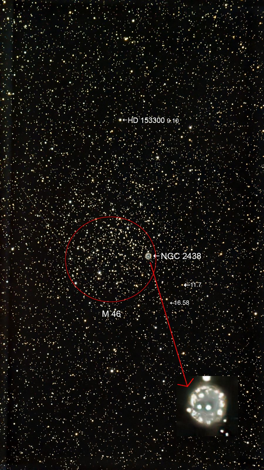 M46 NGC 2437