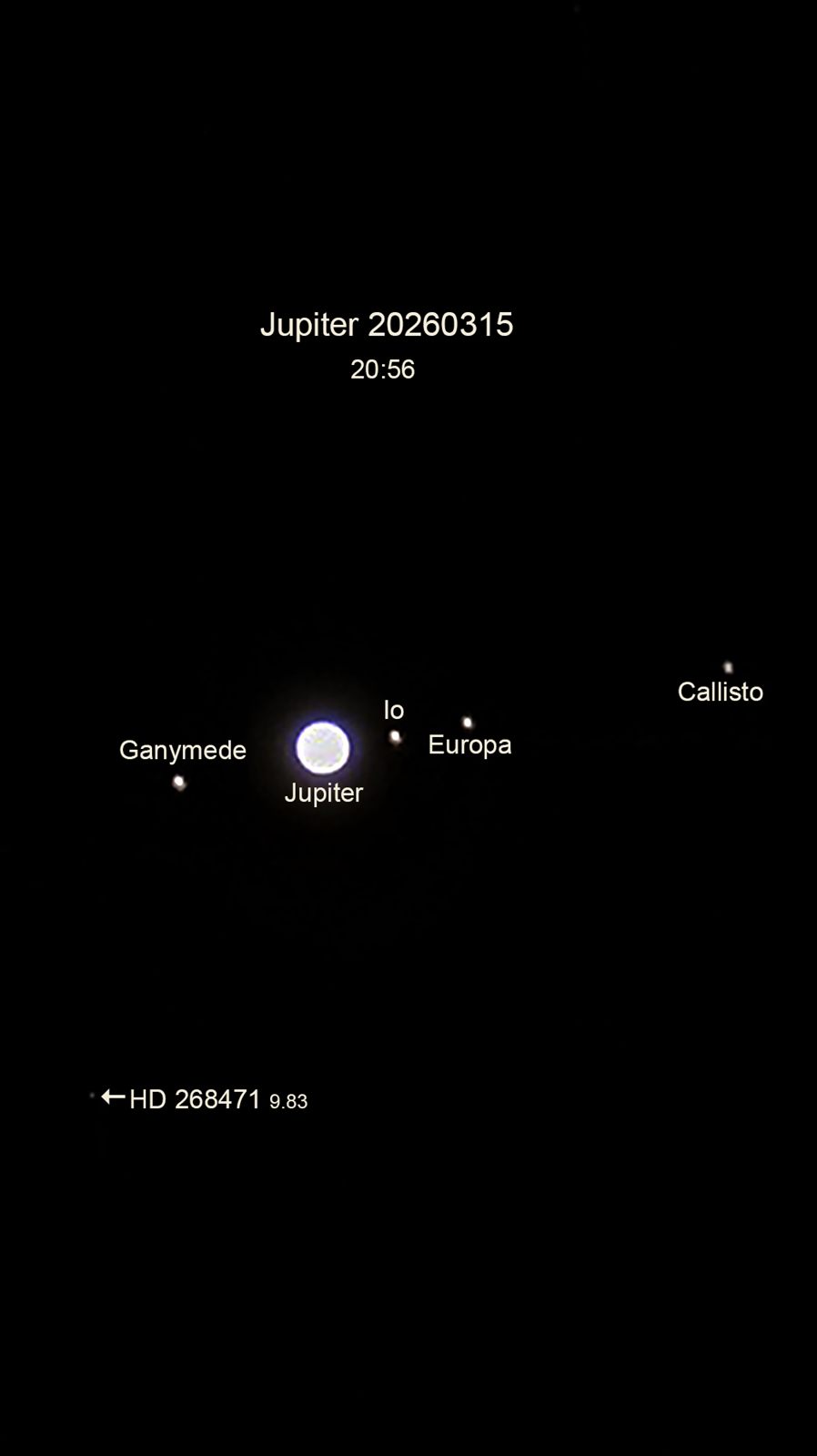 Jupiter and moons