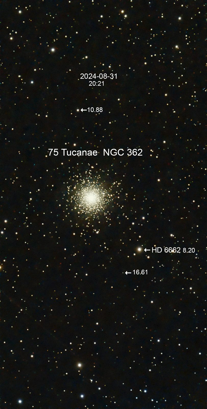NGC 362 75 Tucanae