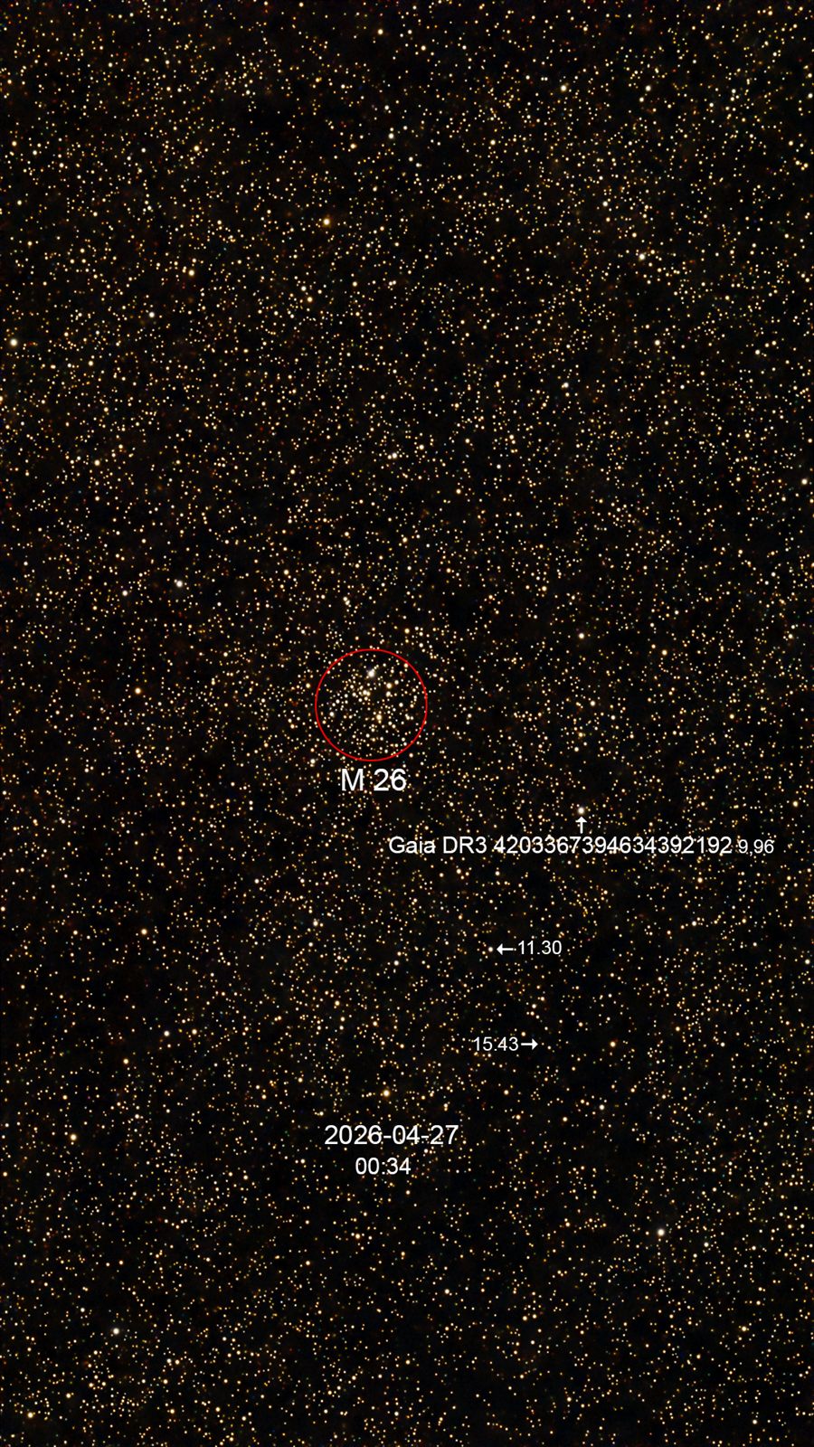 M 26 NGC 6694