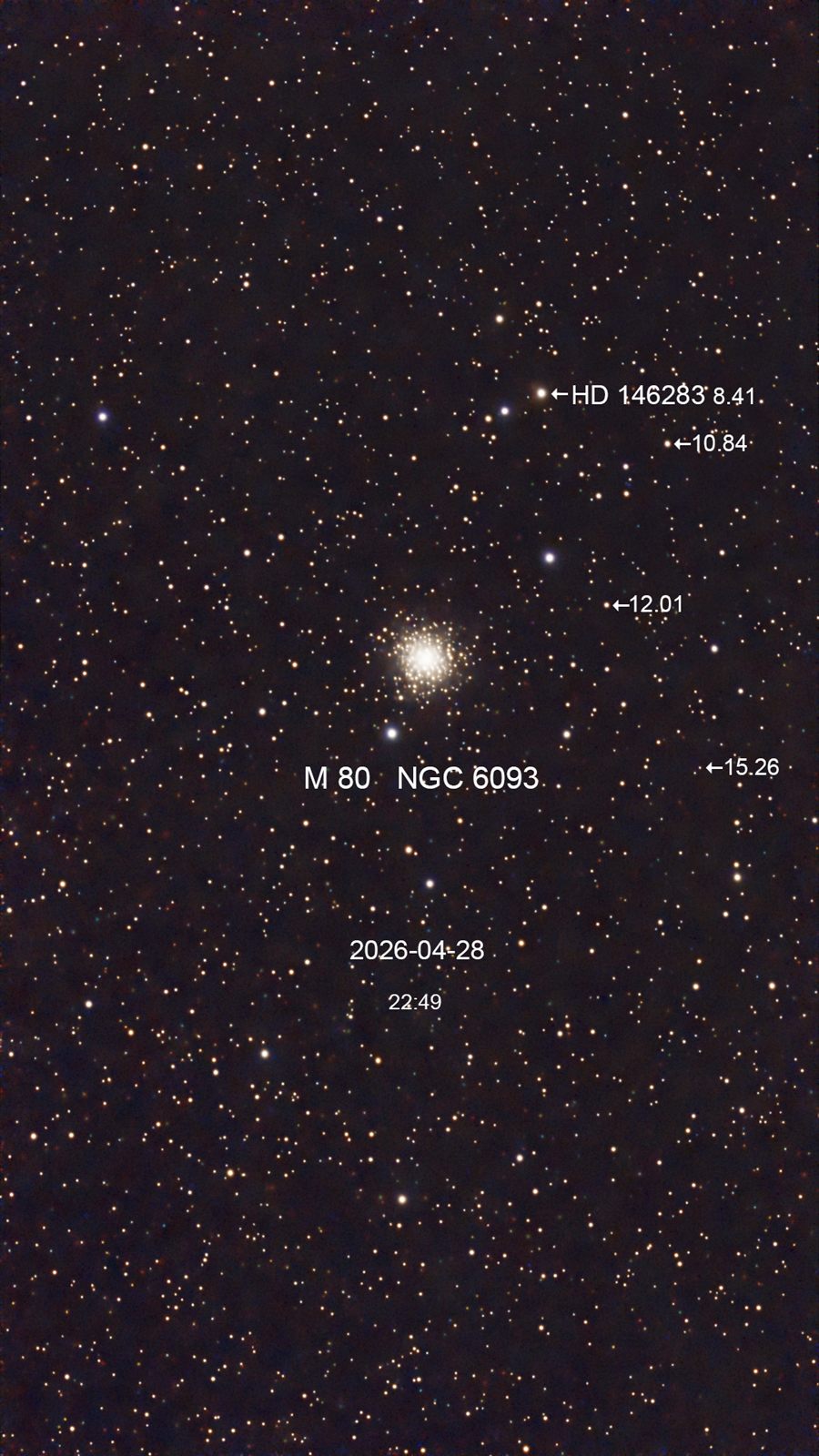 M 80 NGC 6093