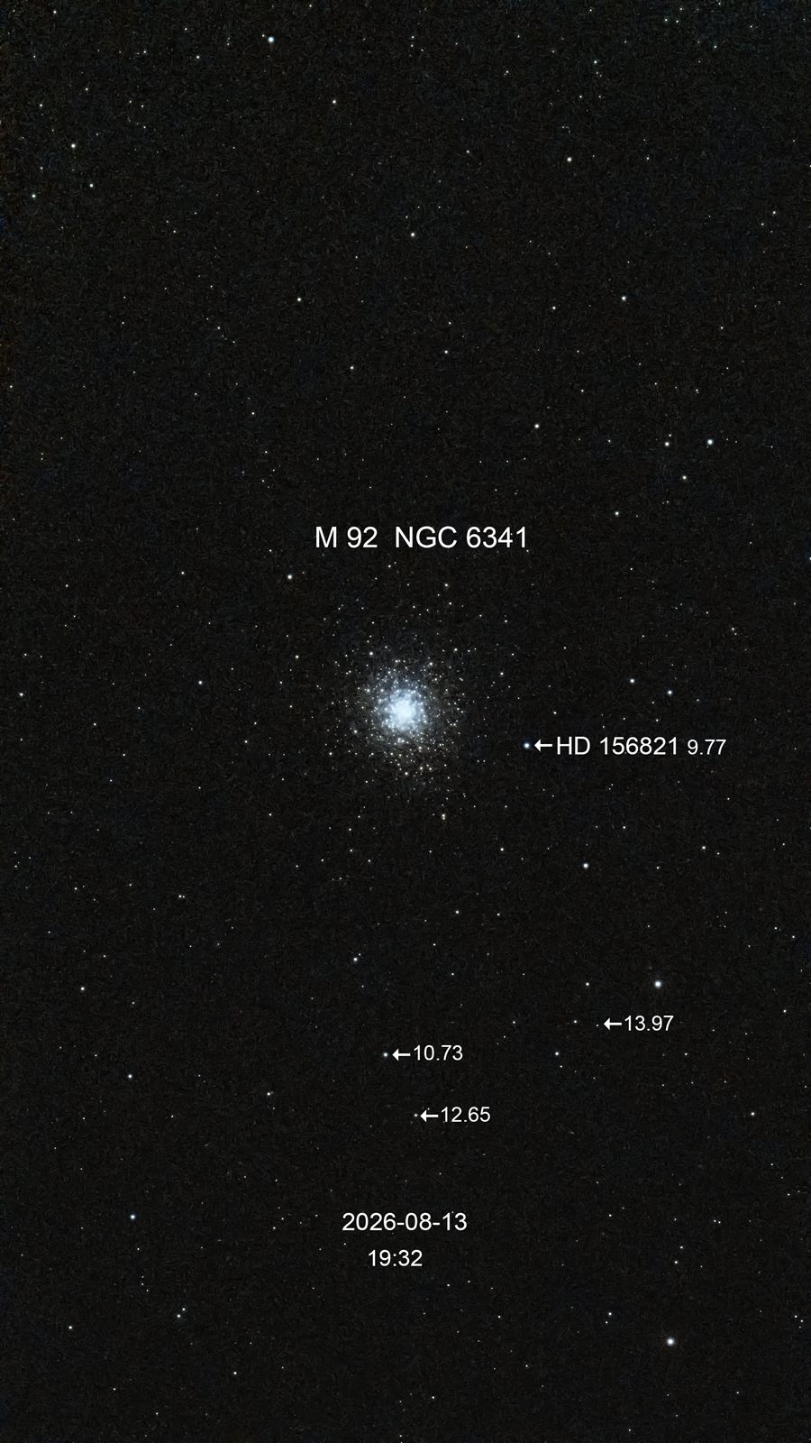 M 92 NGC 6341