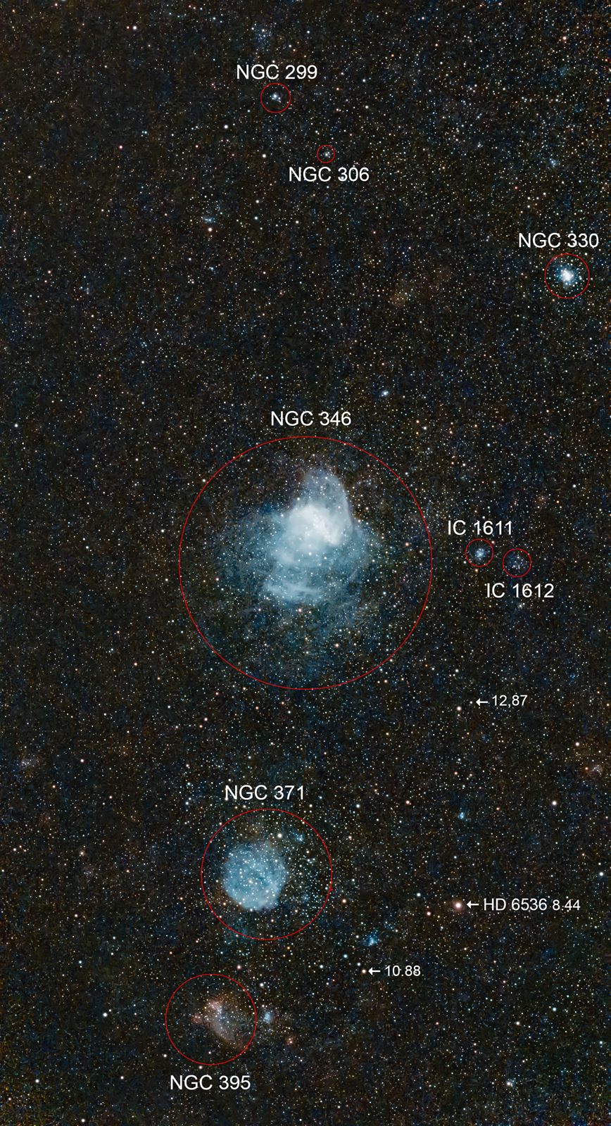 NGC 346 NGC 371 NGC 395