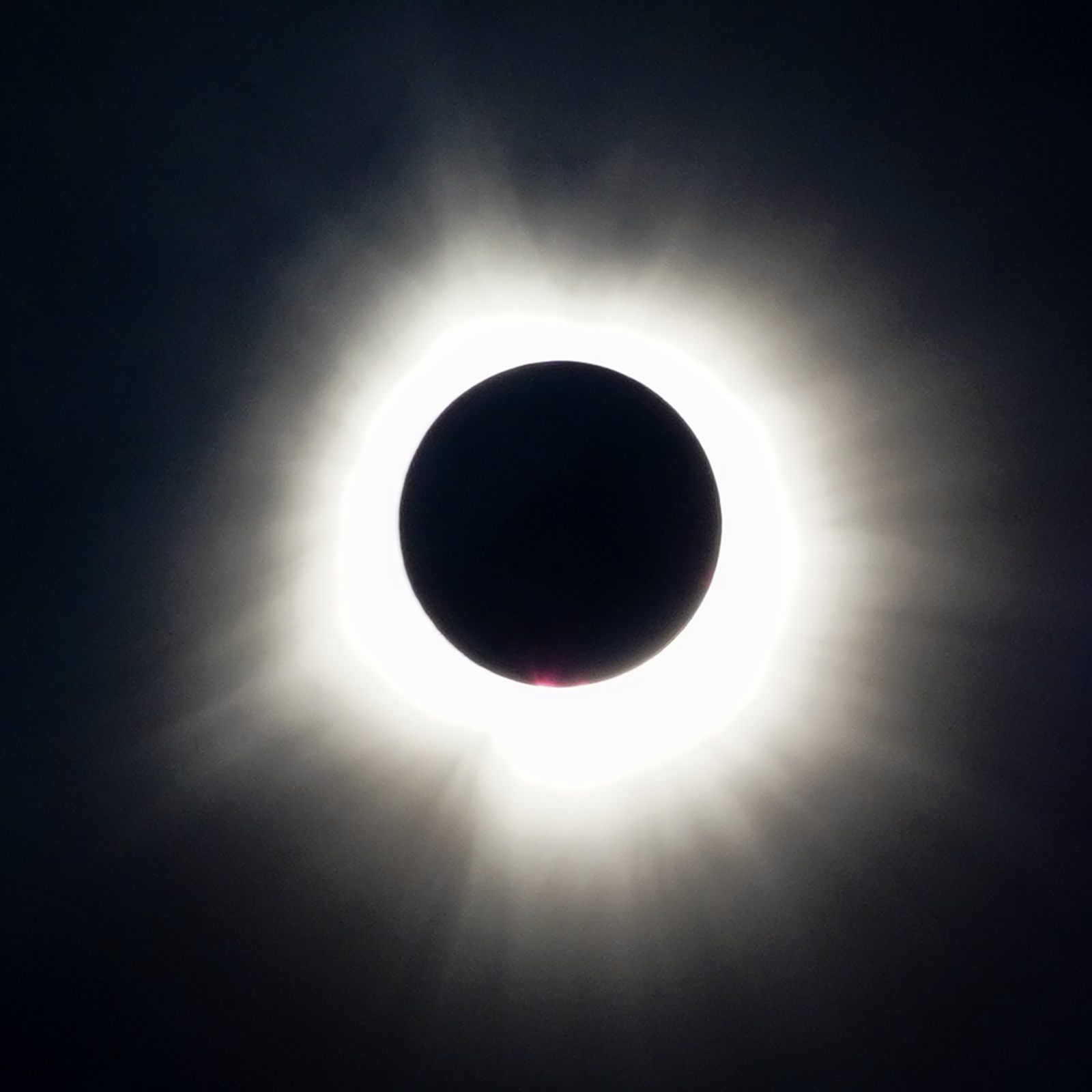 Eclipse of Sun at Kaufman, TX, 8 Apr 2024