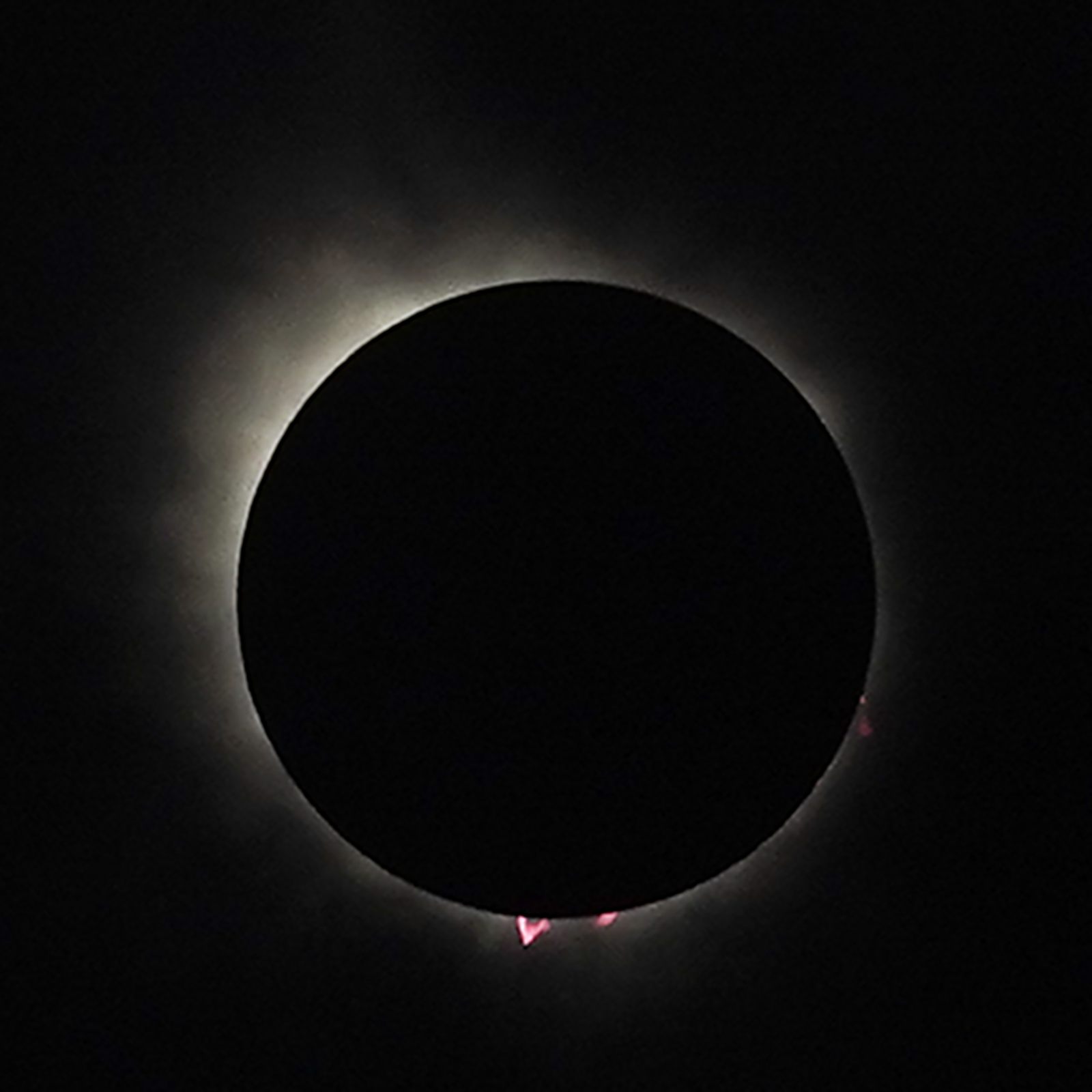 Eclipse of Sun at Kaufman, TX, 8 Apr 2024