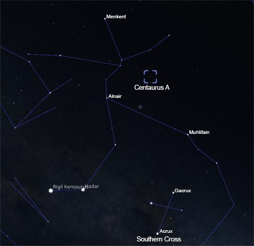 Centaurus A galaxy