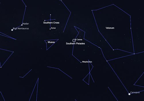 Southern Pleiades cluster